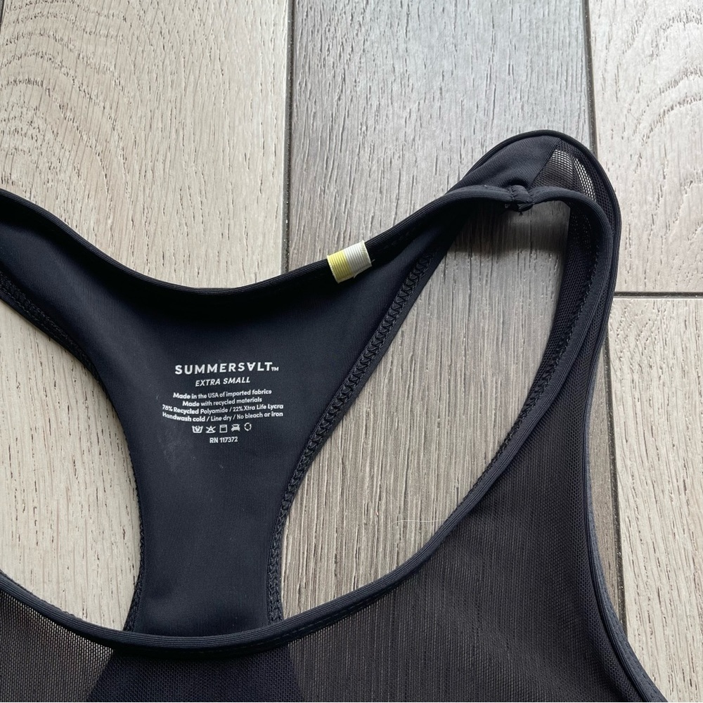 Summersalt Black Racerback Tank - Picture 5 of 7